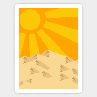 desert sun Sticker